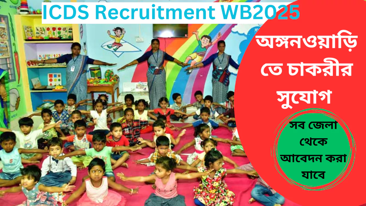 ICDS Recruitment WB2025