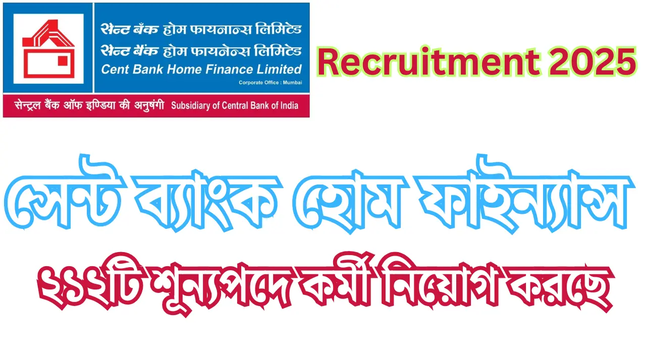 CBHFL Bank Recruitment 2025