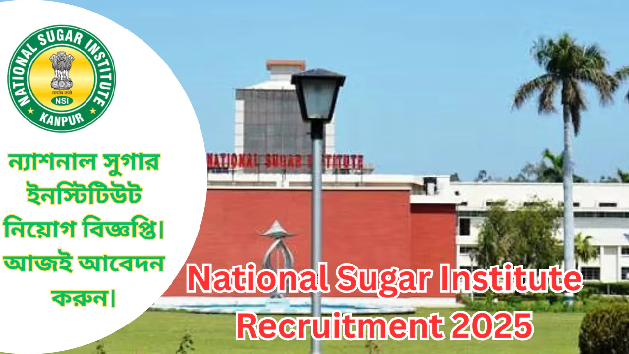 National Sugar Institute Recruitment 2025